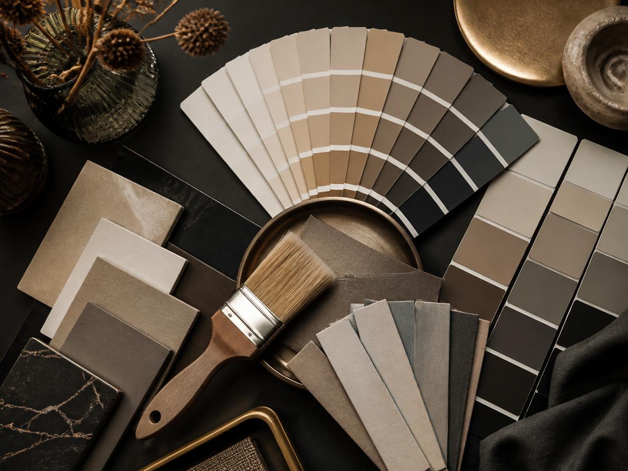 Premium paint color swatches and fan decks